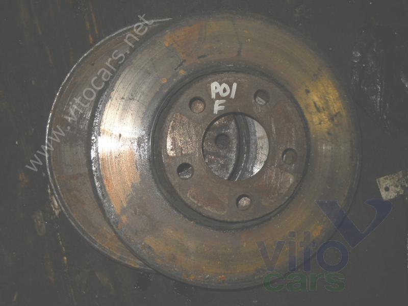 Диск тормозной передний Volkswagen Passat B5 (рестайлинг) (с разборки)