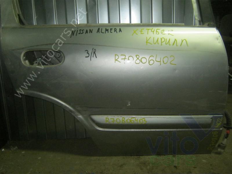 Дверь задняя правая Nissan Almera 16 (с разборки)