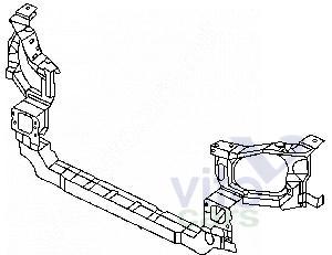 Балка подрадиаторная Hyundai Sonata 5 (с разборки)